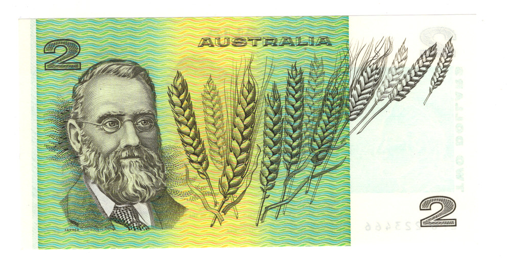 AUSTRALIA P-43e 2 Dollars 1985 UNC