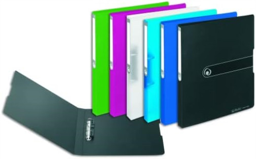 Herlitz Ring Binder A4 Polypropylene 2 Ring Binder –  Black