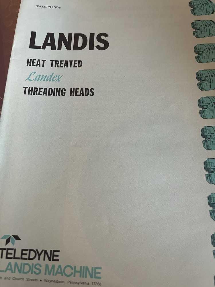 Teledyne Landis Bulletins, Assorted 5 issues