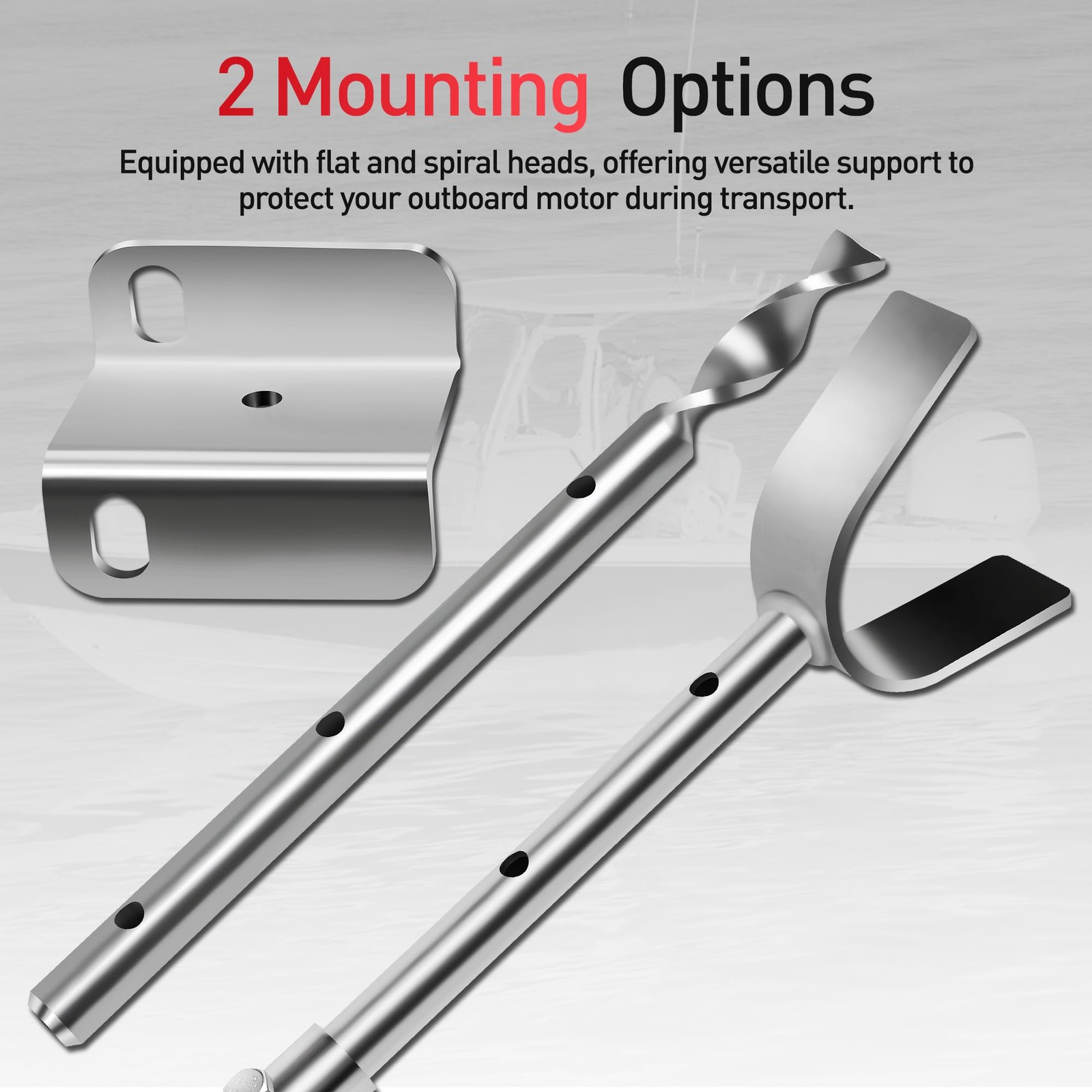 Heavy Duty Transom Saver 28-59" Adjustable Support Bar 150HP Boat