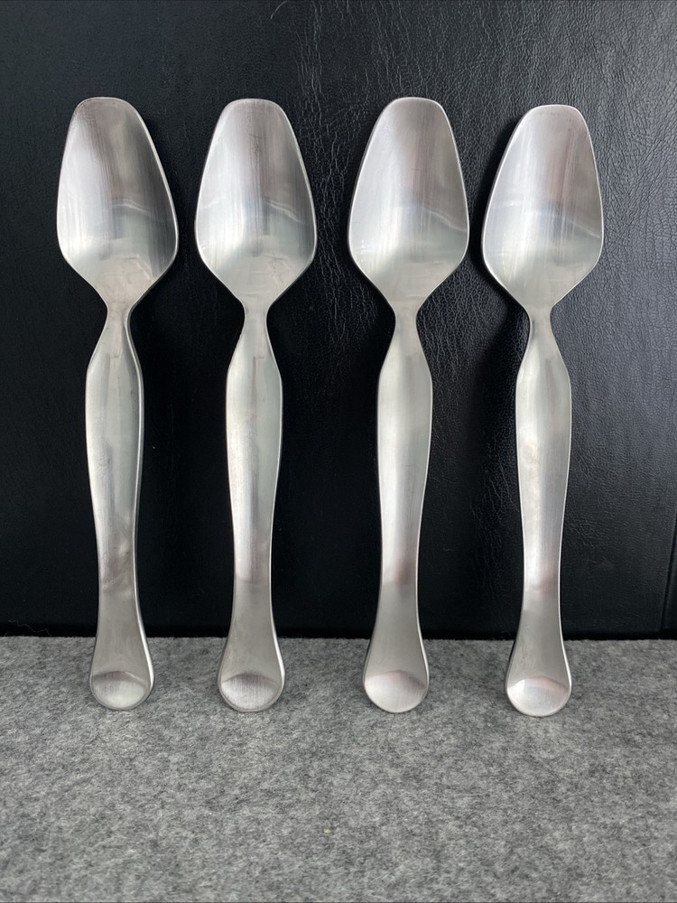 4 Retroneu 18/10 Stainless SILHOUETTE Flatware Dinner  Spoon Flatware
