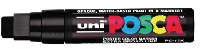 UNI POSCA PC-17K MARKER PENS - 7 COLORS AVAILABLE