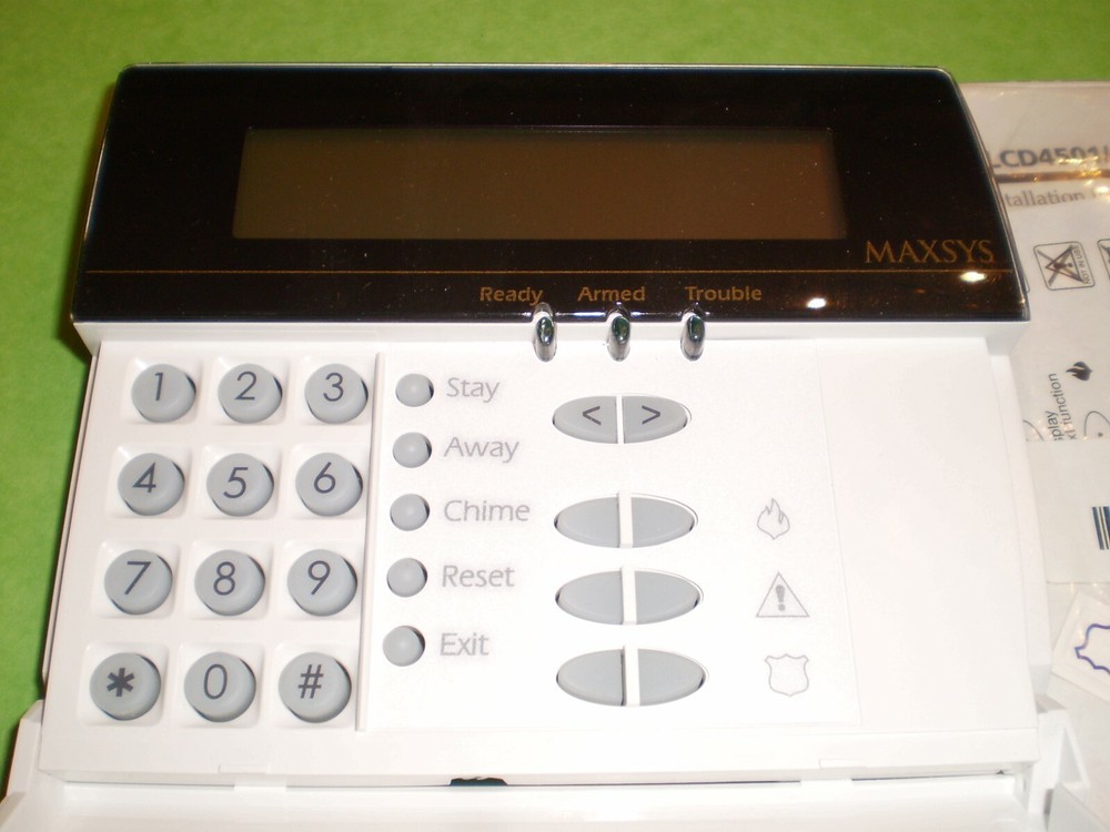 DSC MAXSYS Programmable Message LCD Keypad LCD4501 for PC4010 & PC4020 LCD-4501