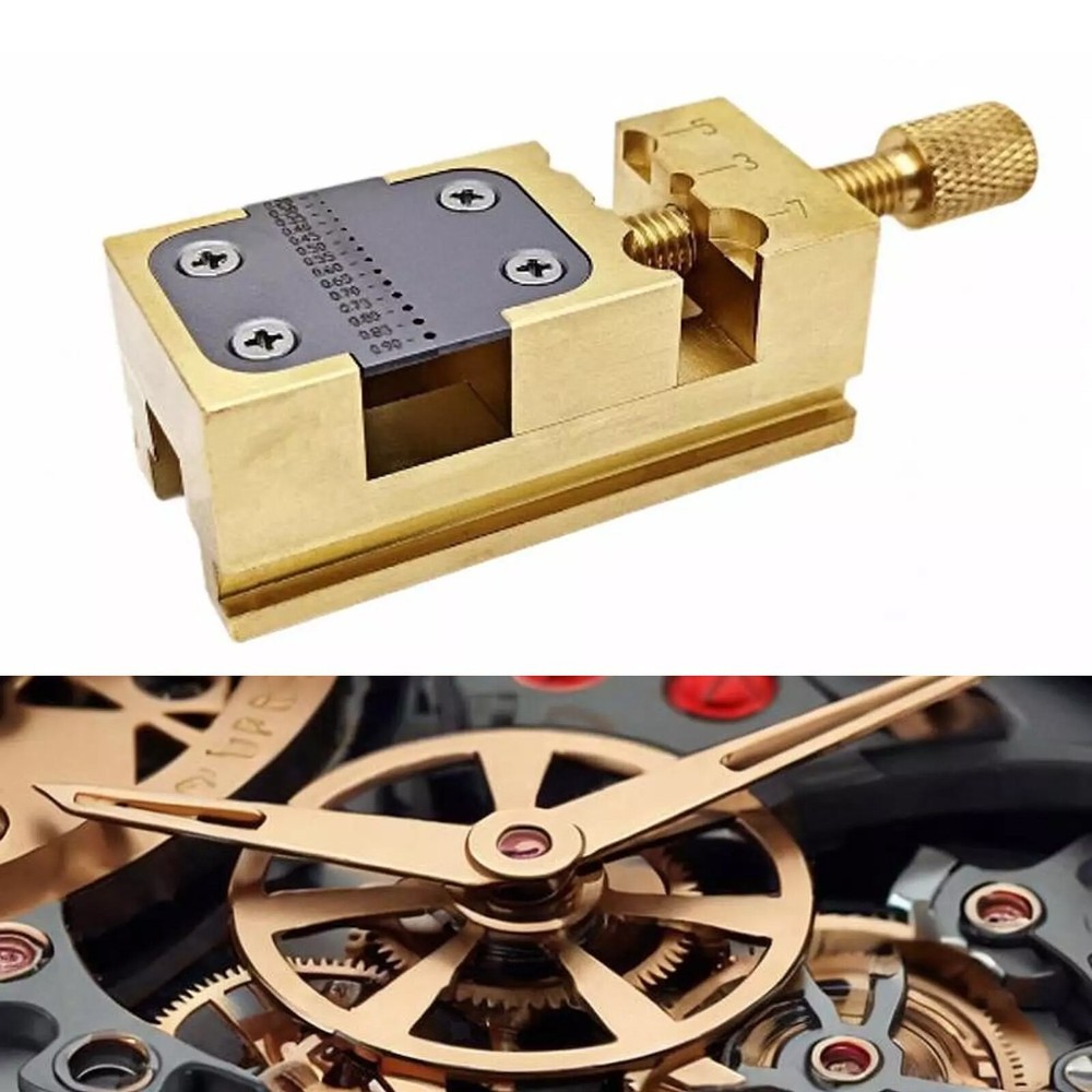Watch Repair Tool Jig Micro Precision Brass Pliers for Watchmaker Bench Drill