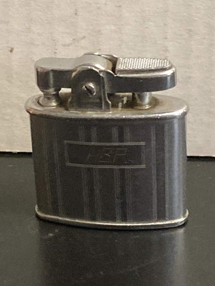 Ronson Standard Monogrammed Pinstriped Lighter