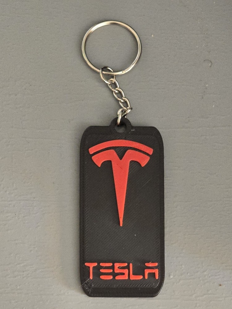 Tesla Keychain