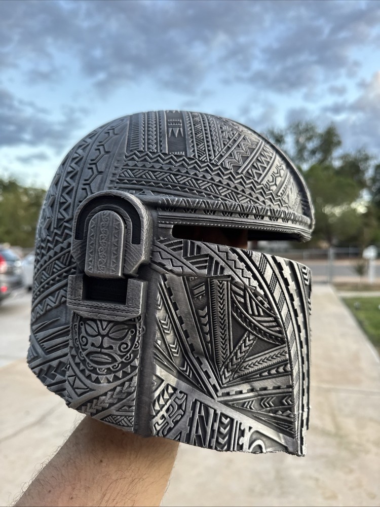 Custom Tribal Mandalorian Helmet