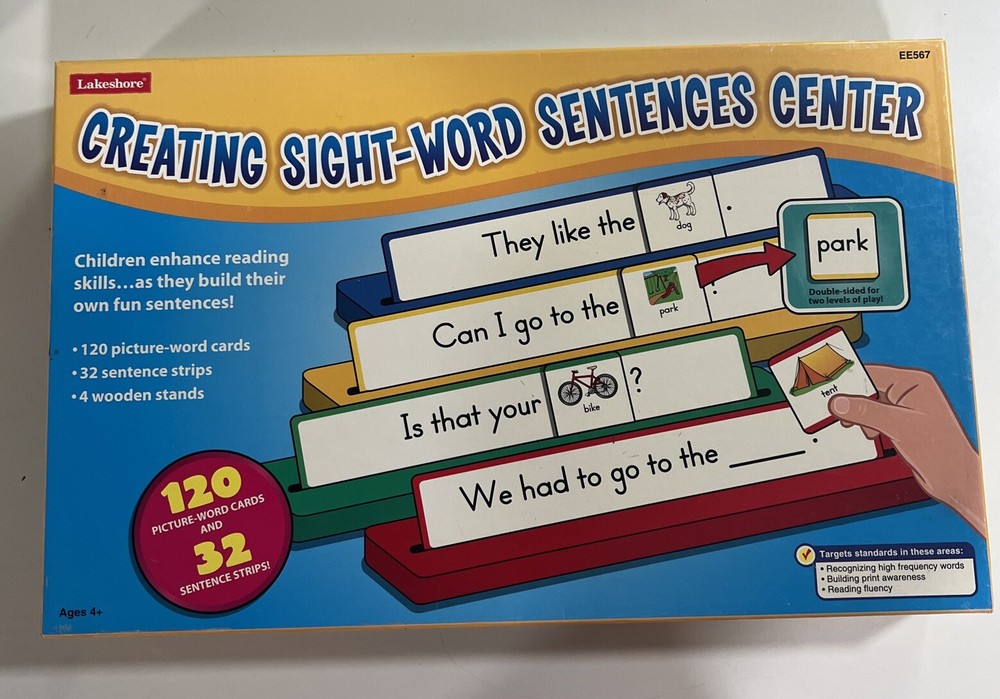 LAKESHORE LEARNING Creating Sight-Word Sentences Center