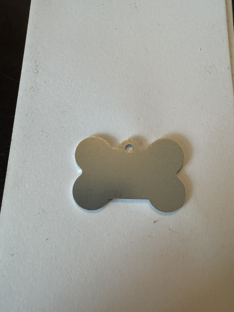 Blank Dog Tag Plaque