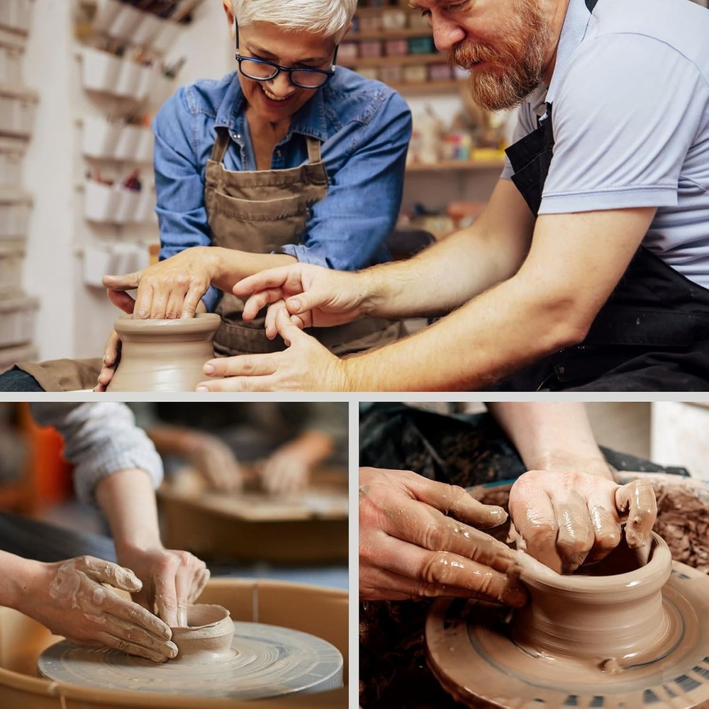 White Ceramic Vase, Small Cute Flower Vase for Pampas Grass, Home, and Decor