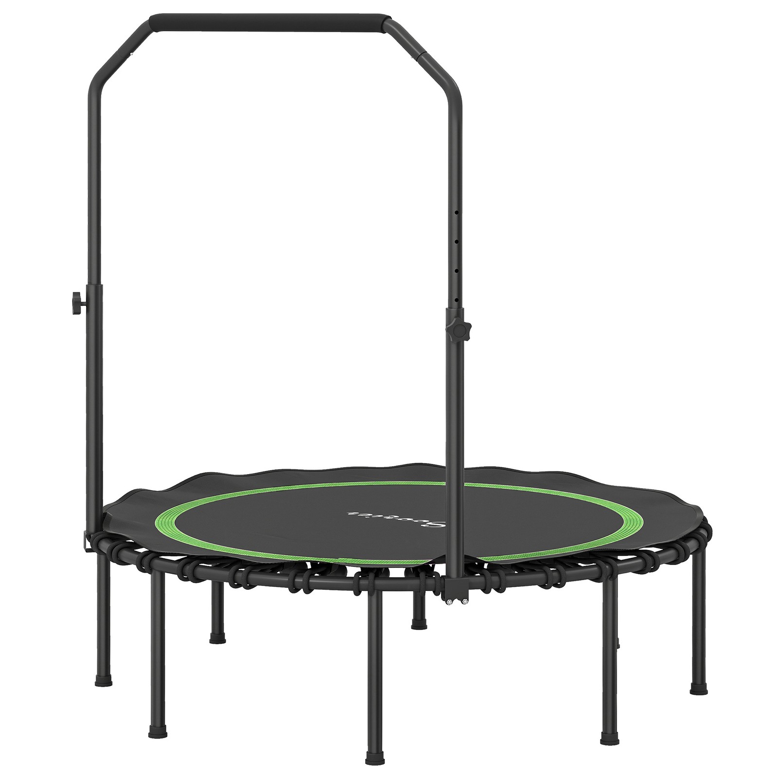 45" Rebounder Trampoline for Adults, Foldable Trampoline, Green