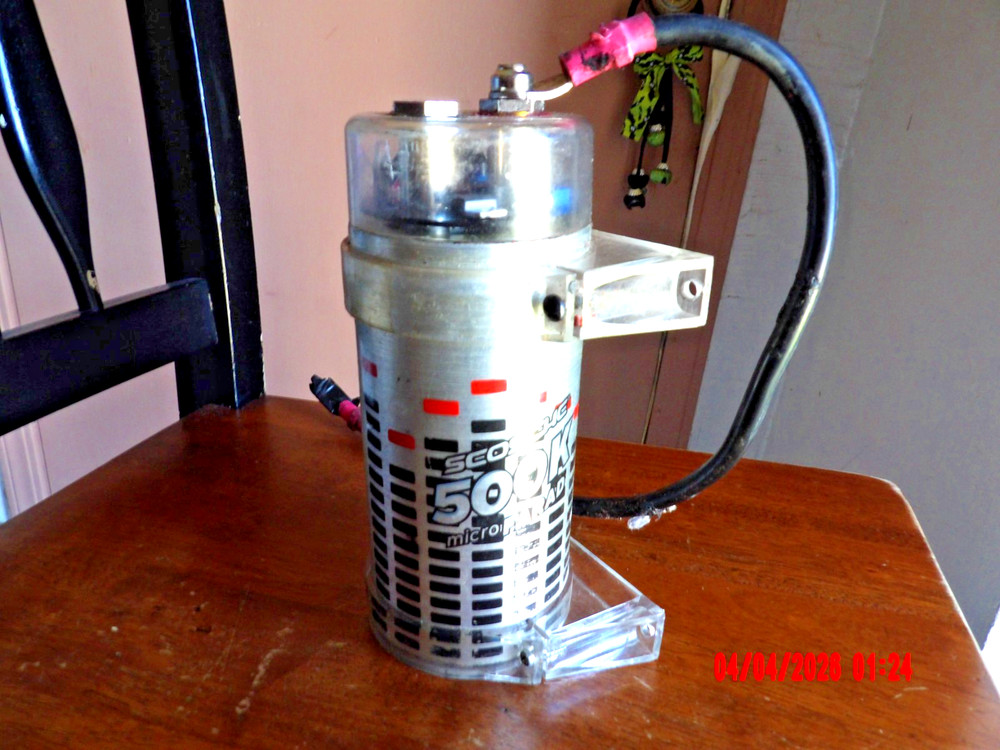 Scosche 500k Microfarand Car Audio Power Capacitor