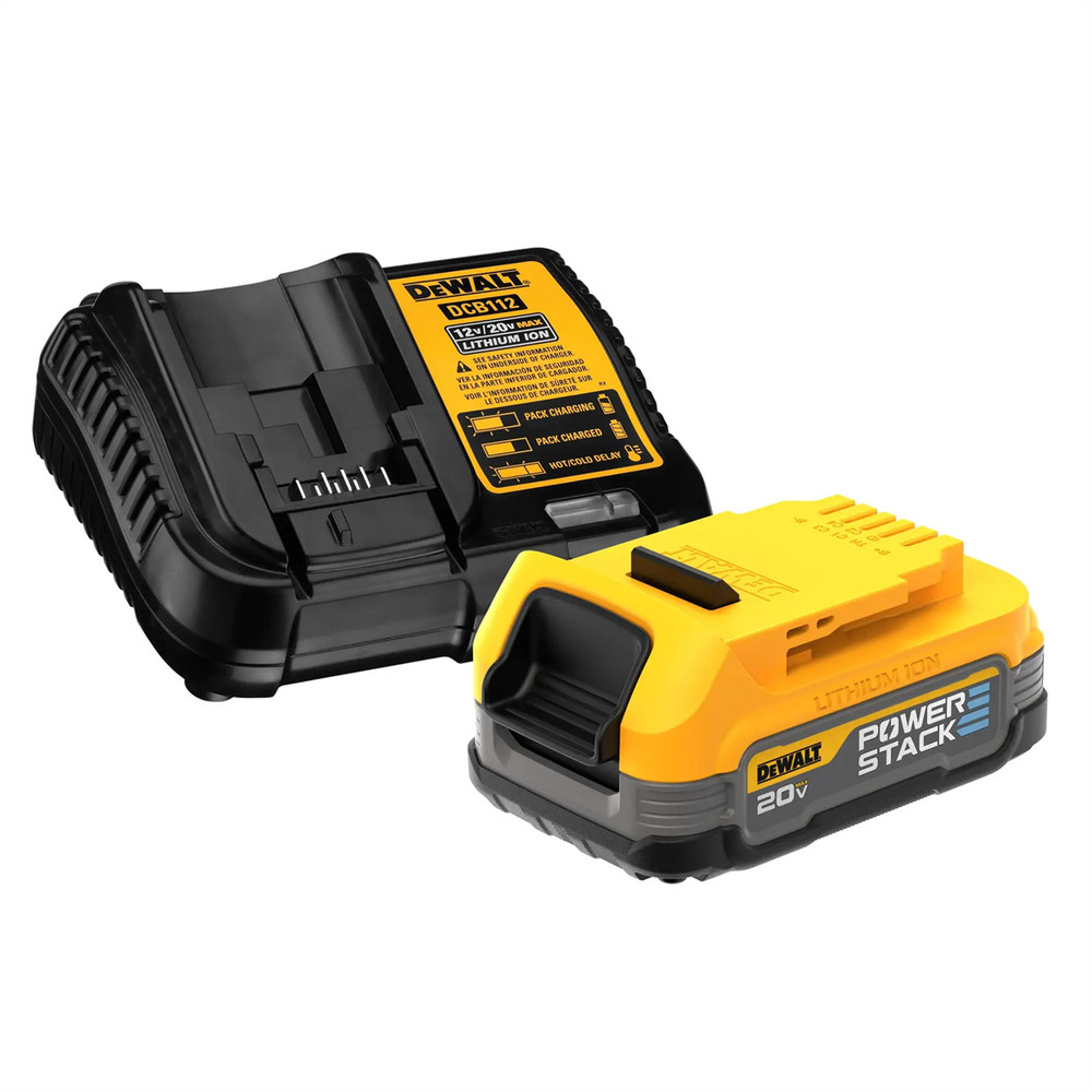 DeWalt 20V MAX POWERSTACK COMPACT BATTERY WITH CHARGER