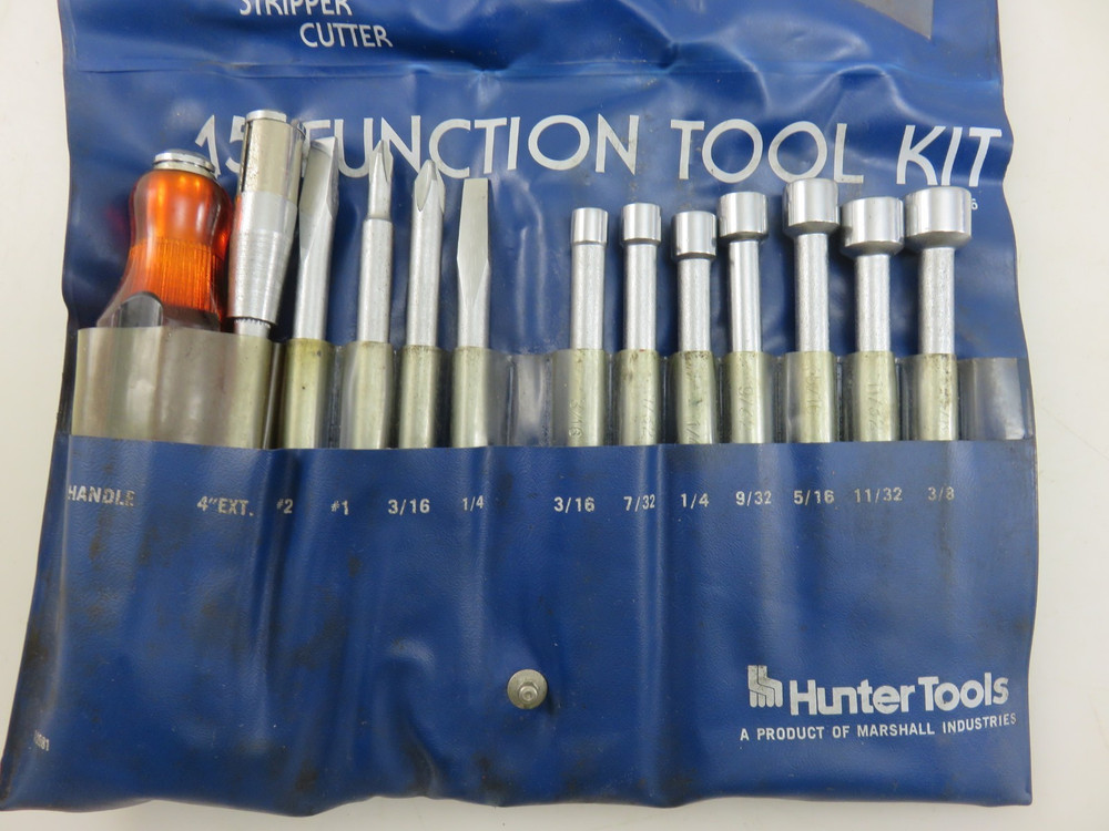Hunter Tools 96006 Screwdriver Nut Driver Electrician's 13pc Tool Kit Set