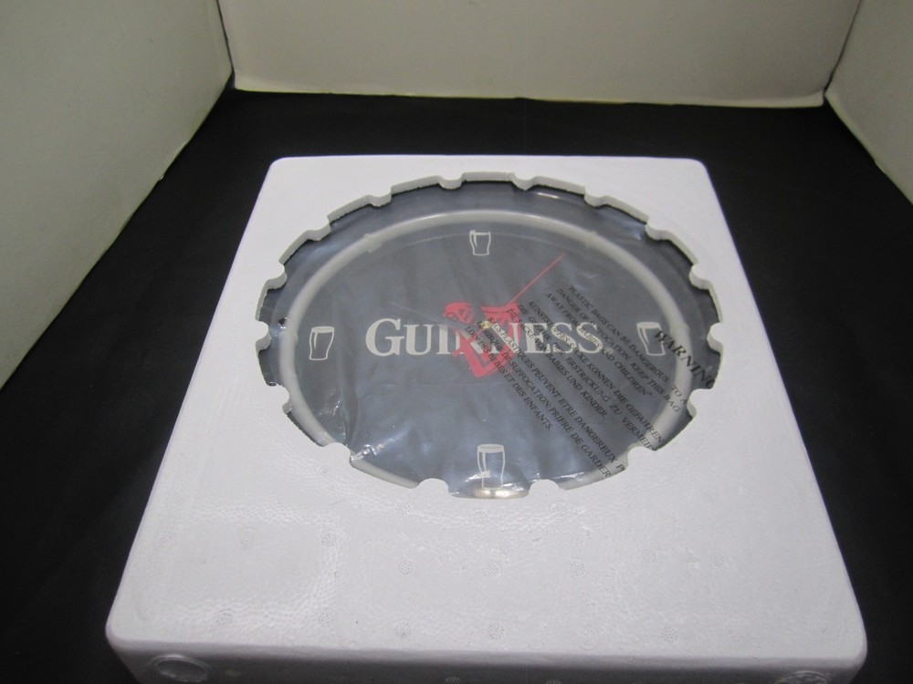 Guiness Pint Neon Wall Clock New