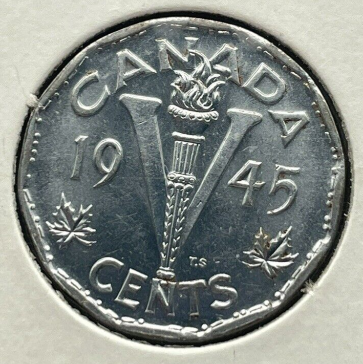 1945 Canada War Nickel