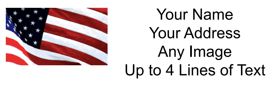 60 Personalized Return Address Labels Custom Adhesive Mailing Labels 1" x 2.625