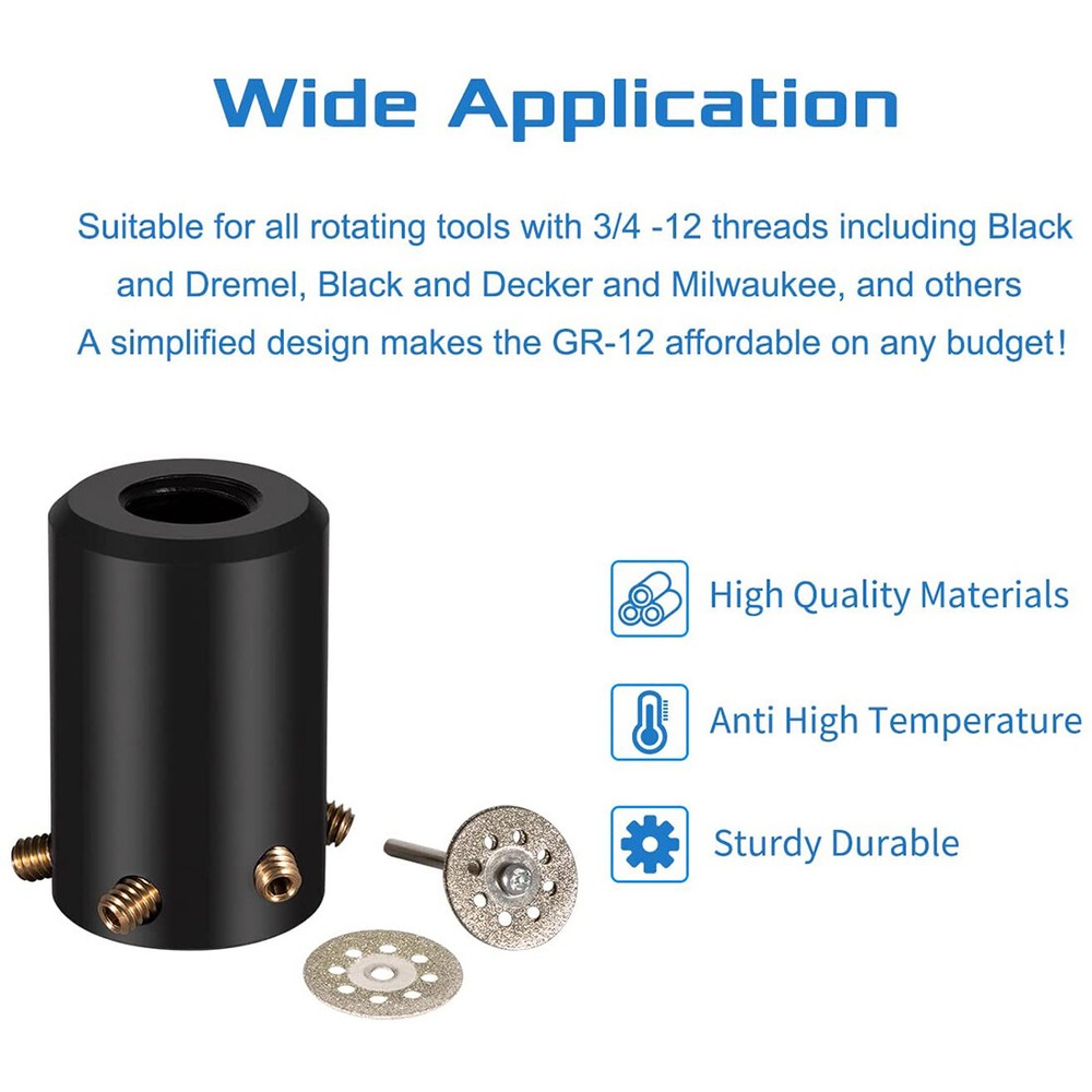 GR-12 TIG Welding Tungsten Electrode Sharpener Grinder With Multi-Angle & Offset