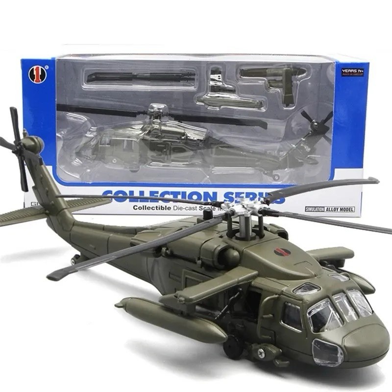 1:64 black hawks UH-60 Utility Alloy Helicopter Diecast Model Toy