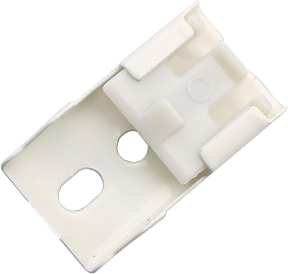 MEETOOT 12pcs Curtain Track Mounting Bracket White Ceiling Mount