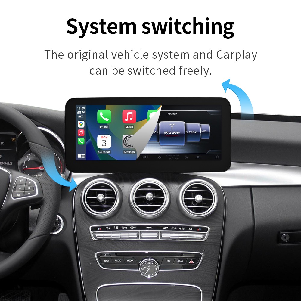 12.3''Stereo Multimedia Touch Screen For Benz C W205 GLC X253 V W447 NTG 5.0