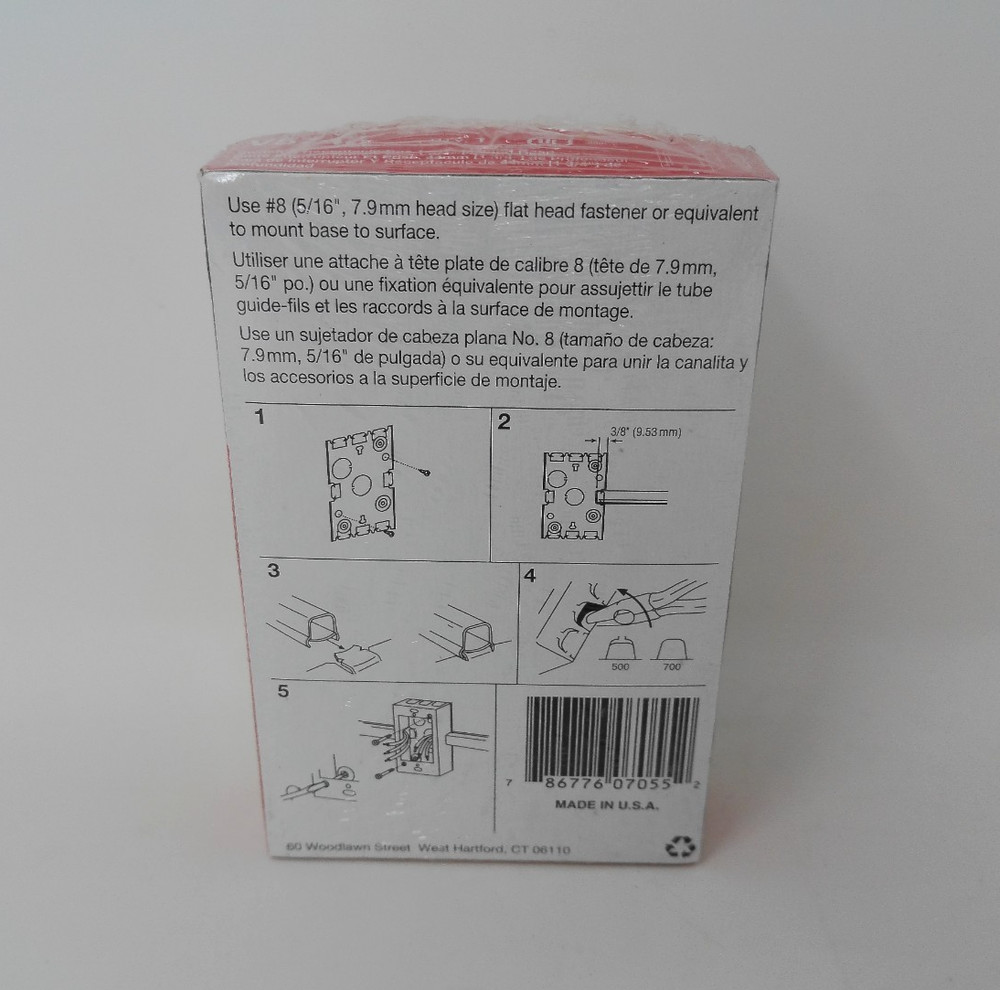 4 Pack Wiremold Legrand 3YY63