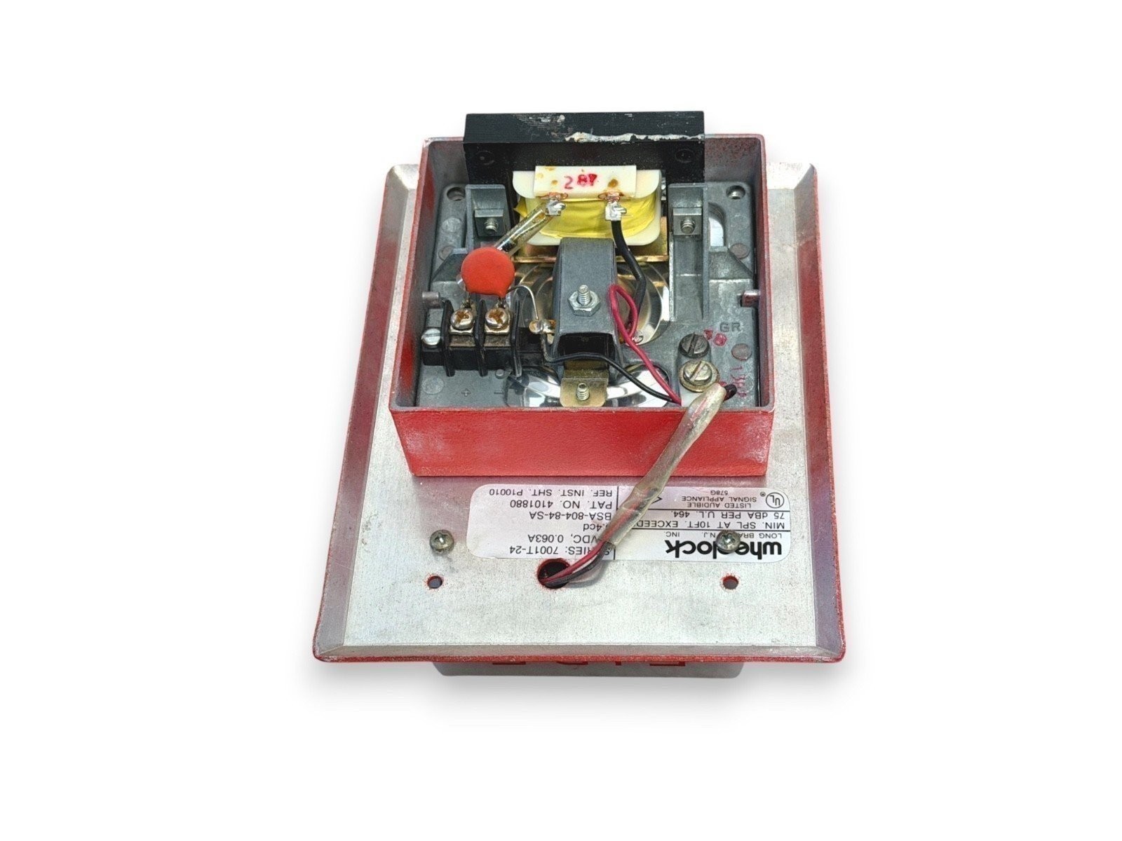 Eaton Wheelock 7001T-24 Fire Alarm Horn Strobe Tested & Working