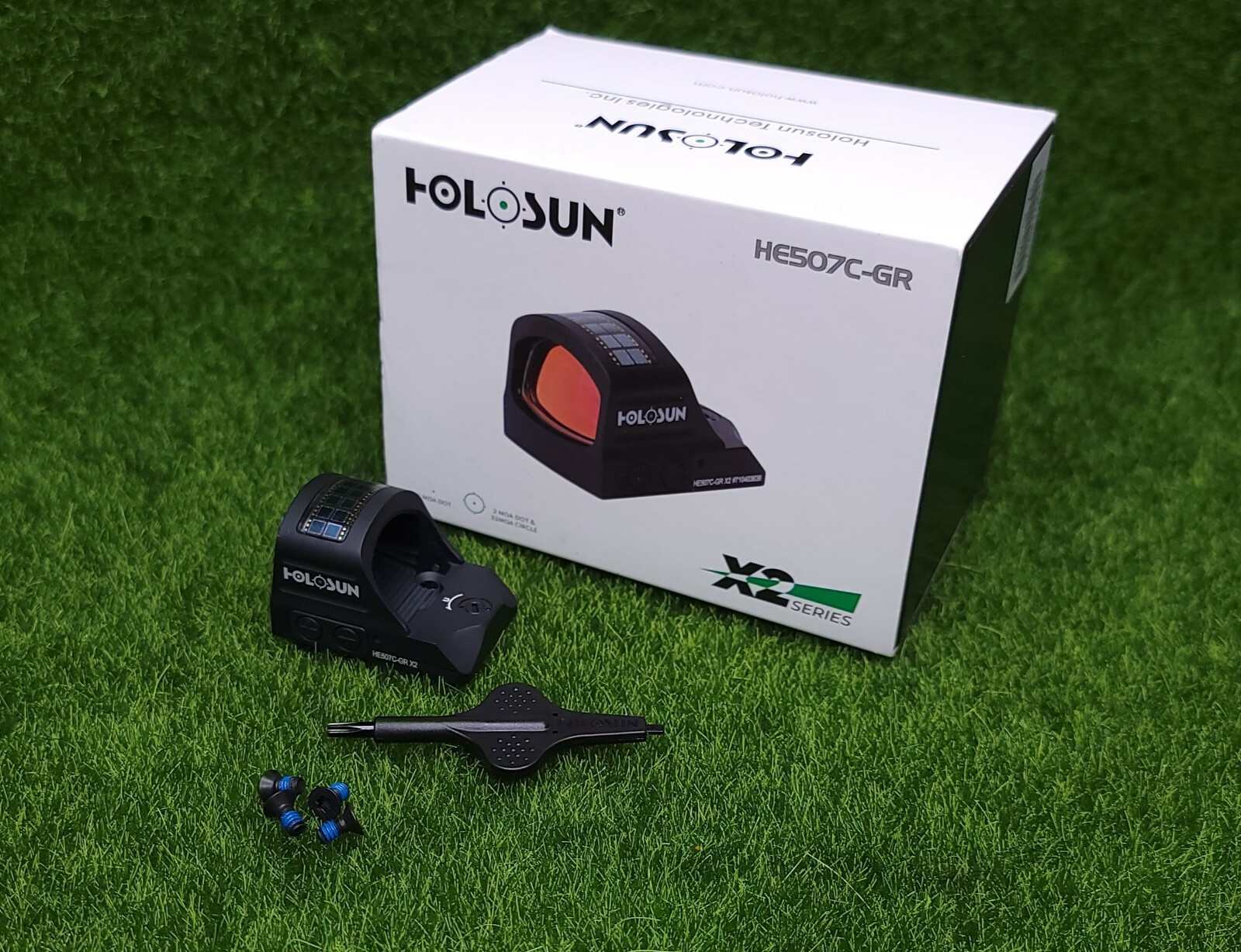 Holosun Solar Reflex Multi-Reticle Green Dot Sight Concealed Carry  HE507C-GR-X2