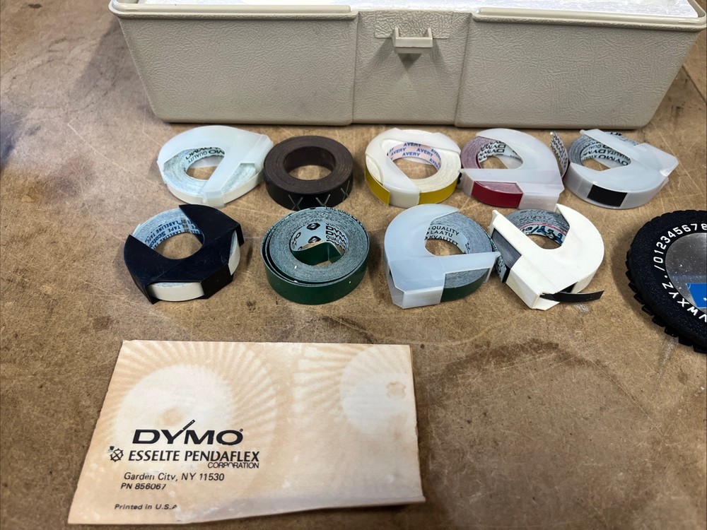 Dymo 1575 Executive 3 Label Machine With Extras