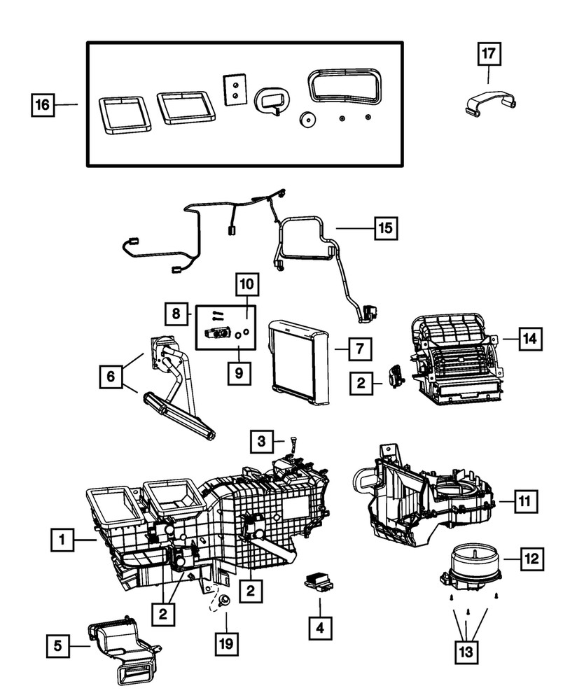 Genuine Mopar Actuator 68448026AA