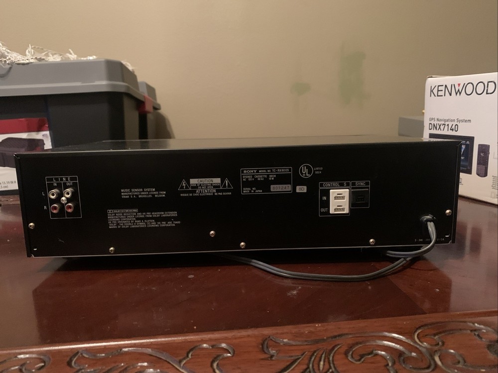 Sony TC-RX60ES Stereo Cassette Deck