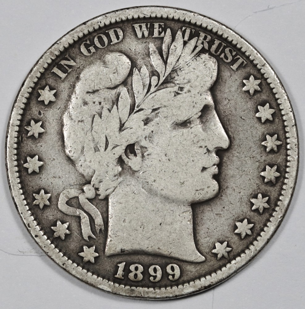 1899 Barber Half Dollar.  Fine.  204940