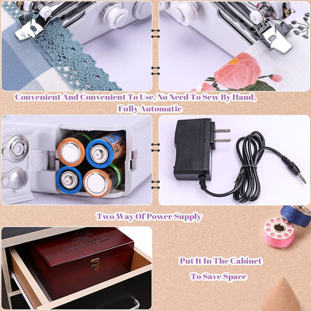 Handheld Sewing Machine, Hand Held Sewing Device Heavy Duty, Hand Sewing Machine
