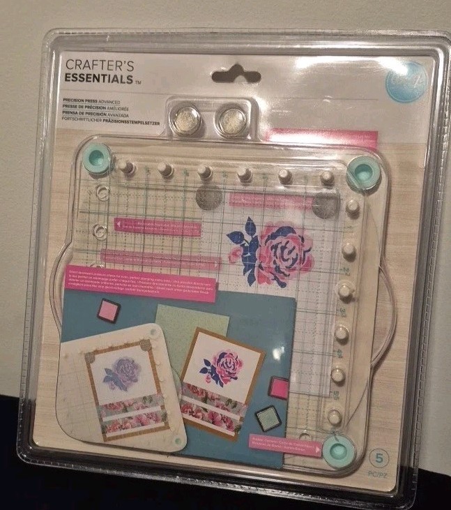 We R Memory Keepers Crafter's Essentials Precision Press Advanced~sealed pkg~5pc