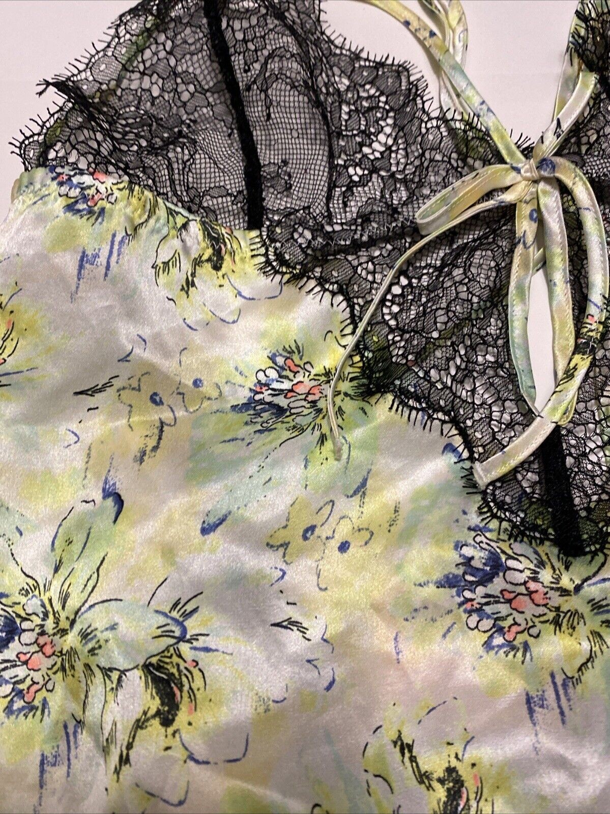 Victoria Secret Designer Collection Teddy Silk Satin Lace Small