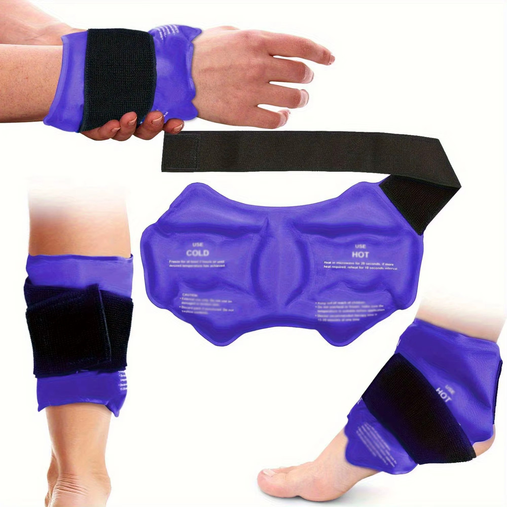 Ankle Ice Pack Wrap Ice Pack Reusable Cold Pack Wrap Hot Cold Compress 360° Wrap