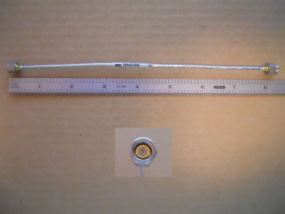 SRC 18445-008 .085 Conformable Flexible Low Loss Coax RF Cable SMA(m) 8" NEW