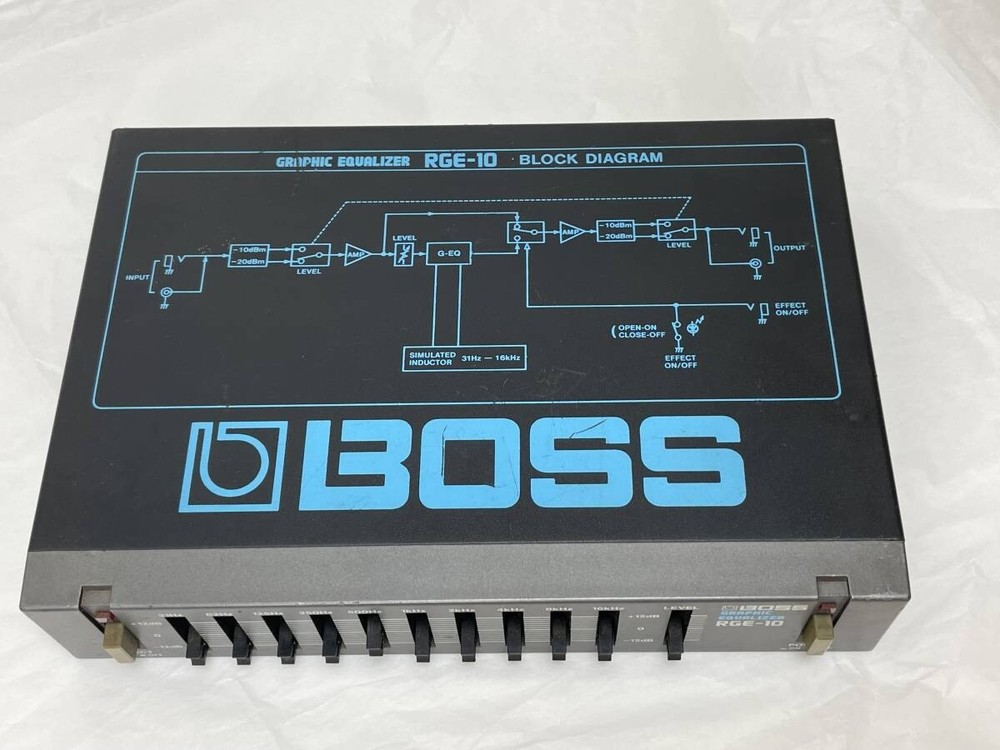 BOSS RGE-10 Graphic Equalizer Micro Rack Guitar Effects
