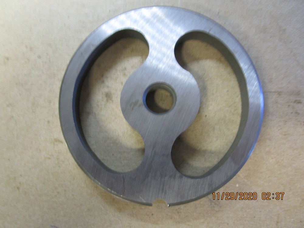 #22 GRINDER 2 HOLE KIDNEY PLATE