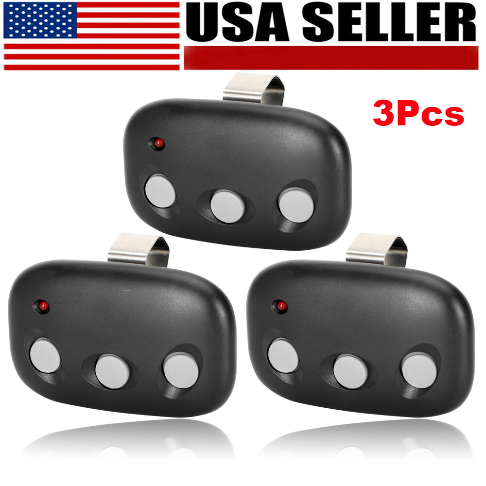 3Pcs Garage Door Remote for Linear Megacode MCT-3 DNT00089 (3 Button)