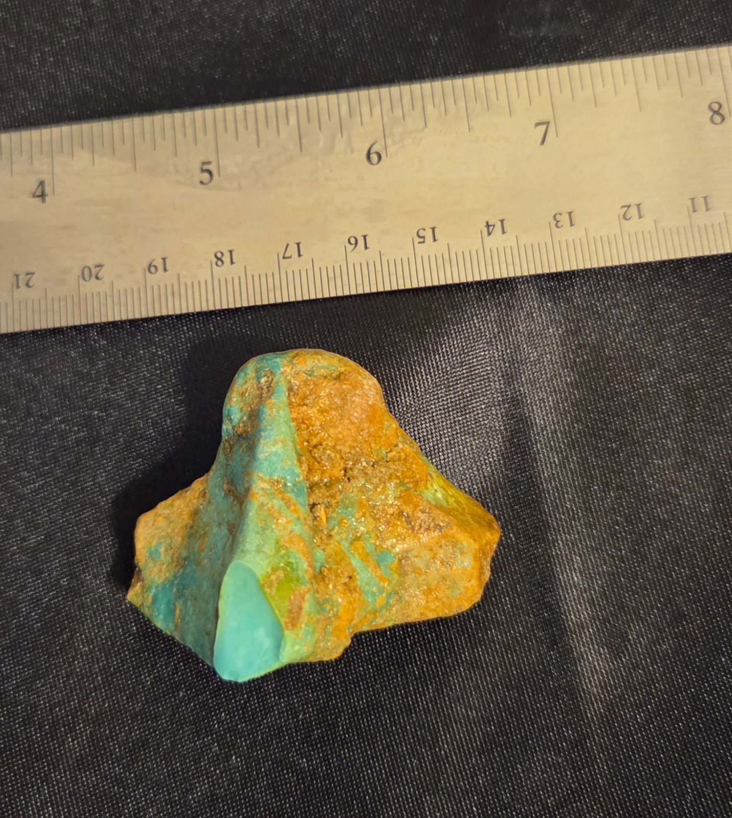 TURQUOISE KINGMAN ROUGH 51 GMS