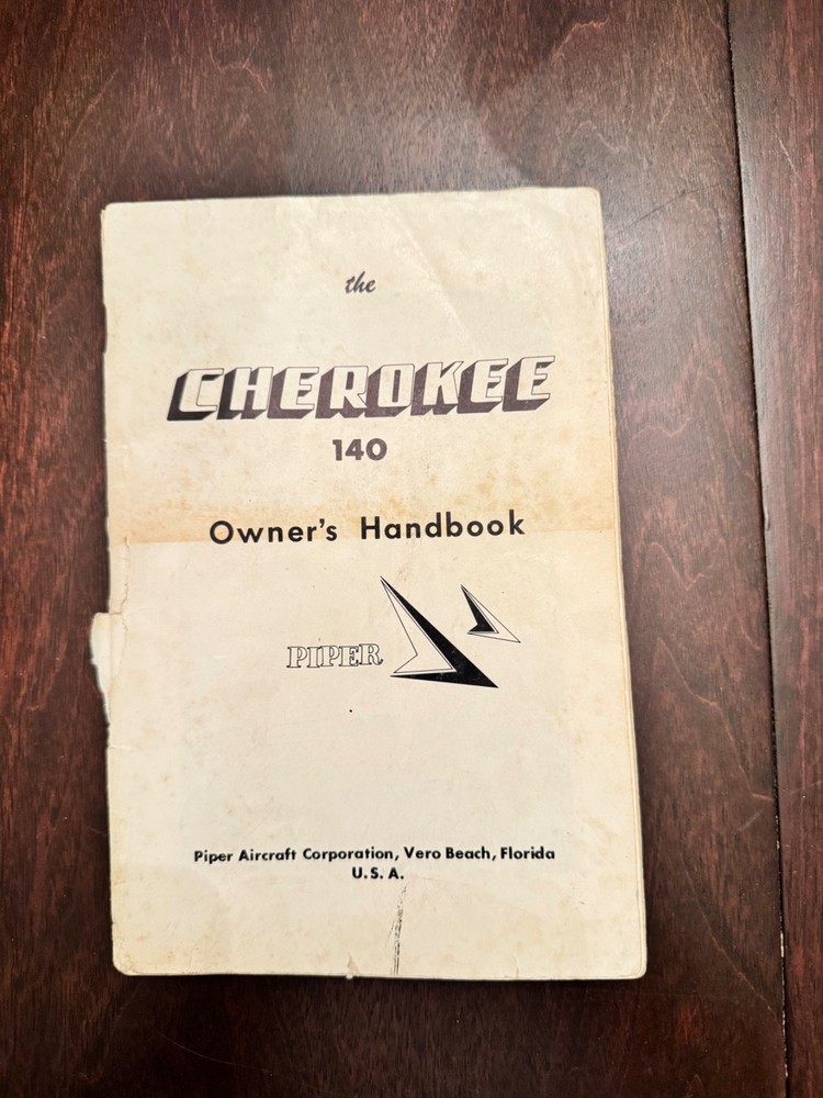 Cherokee 140 Owner's Handbook (original)