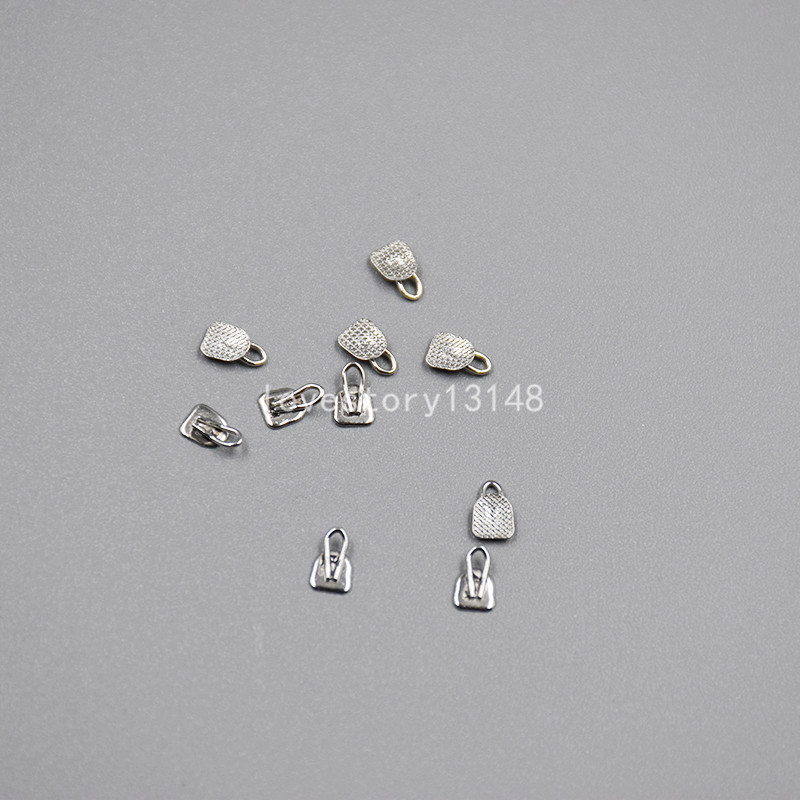 10 Packs Dental Orthodontic Traction Hook Rectangular Type 3*3.9mm Diameter