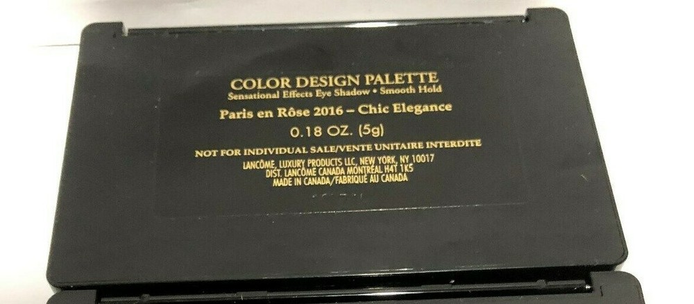 Lancome Color Design Palette ~Chic Elegance