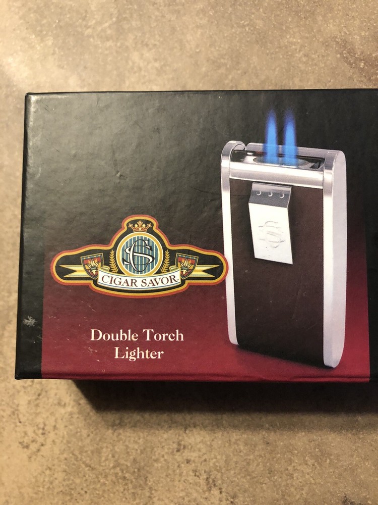 Cigar Savor Double Torch Lighter