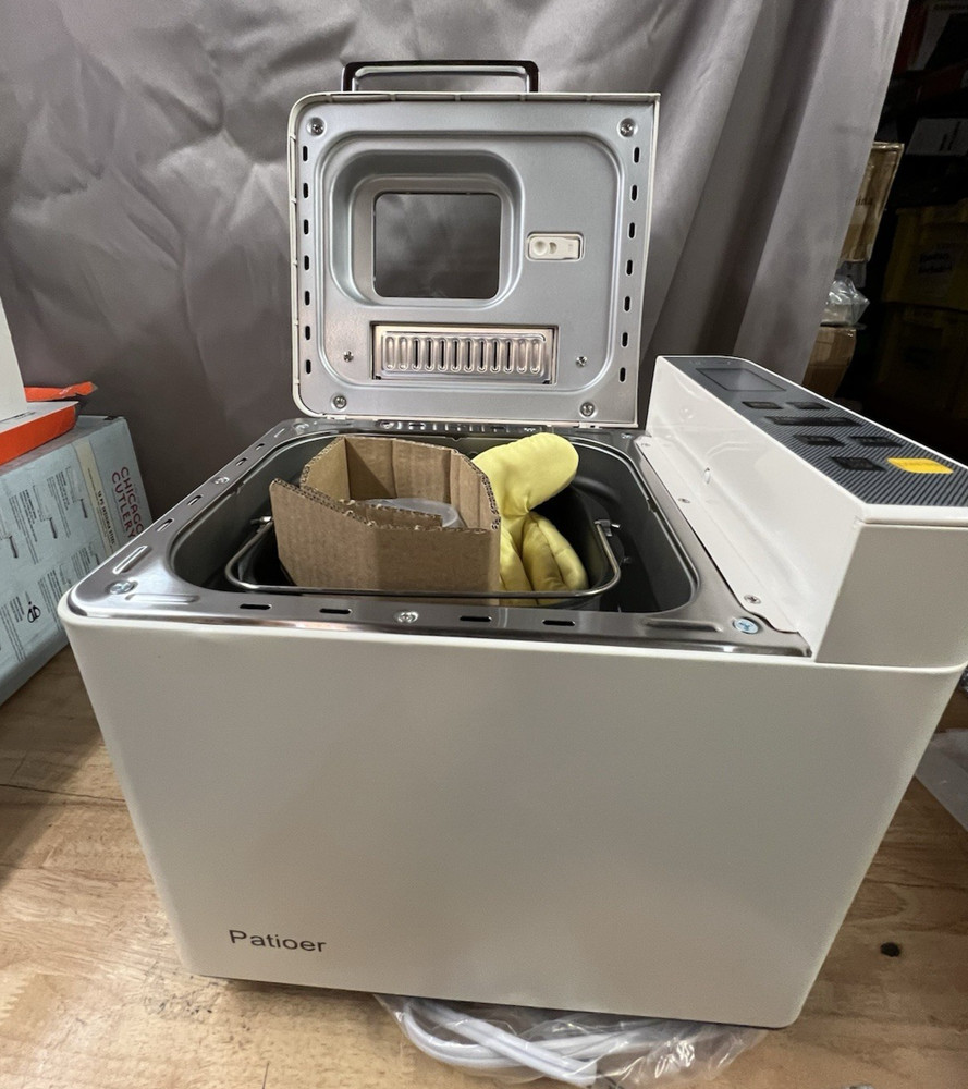 2LB Bread Maker with Yeast & Nut Dispenser, 21-in-1 Programmable Compact Bread M