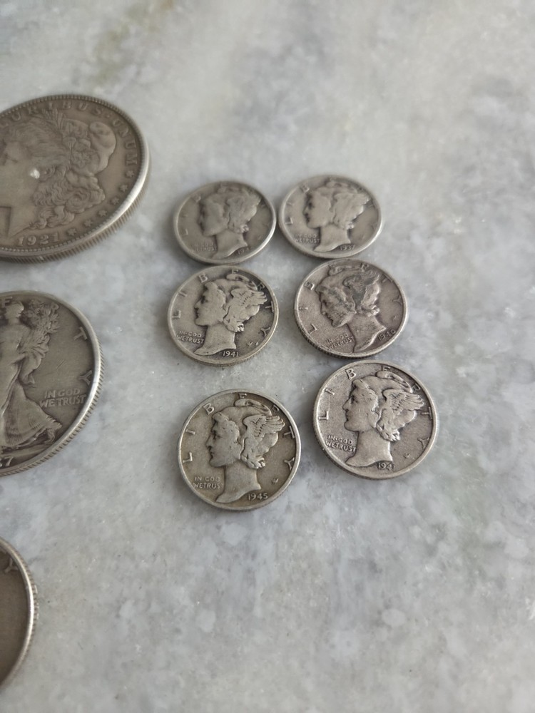 $6.10 Face Value 90% Junk Silver Mixed Lot