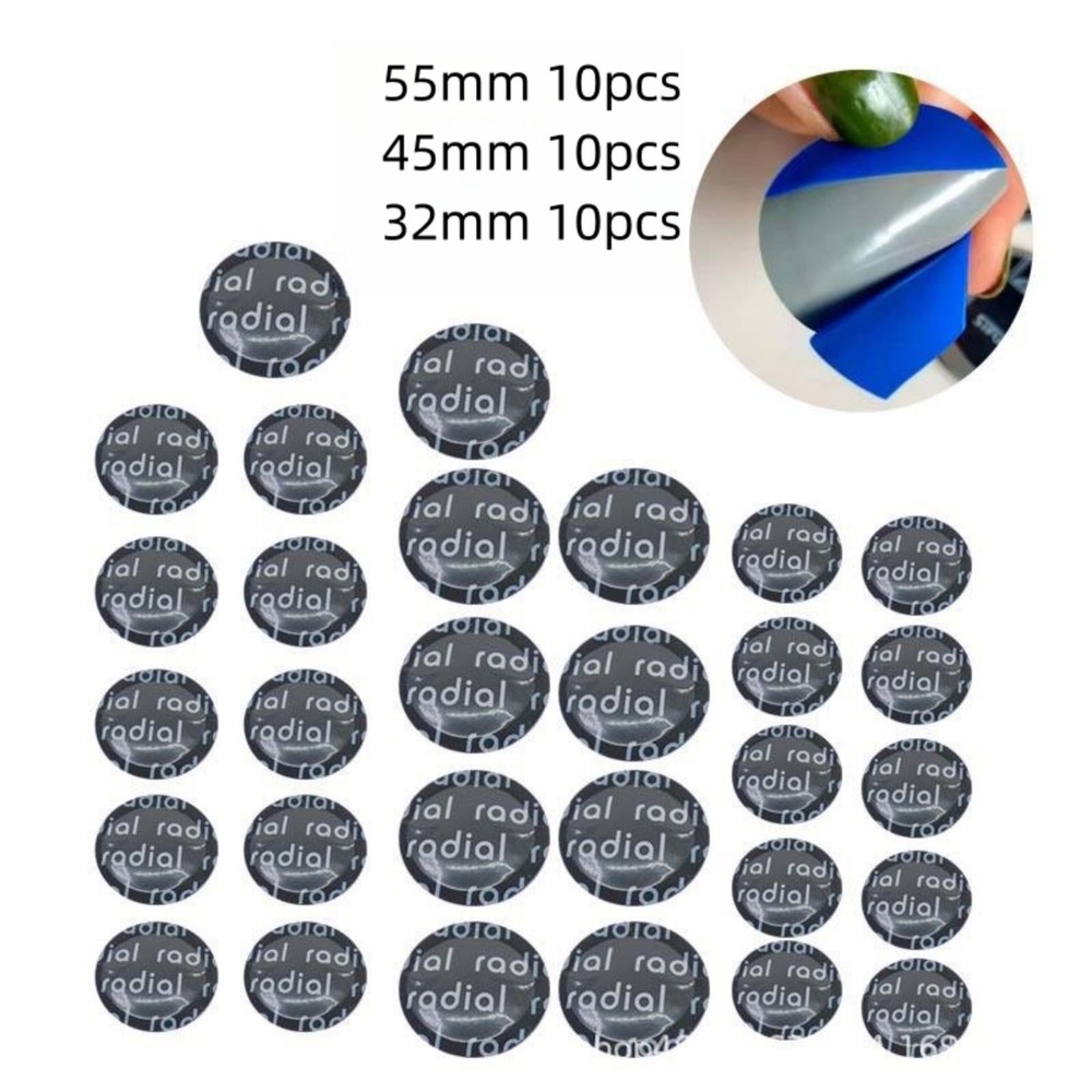 Universal Tire Repair Rubber Patch Glues Tool Tyre Patching Repair w/ Roller