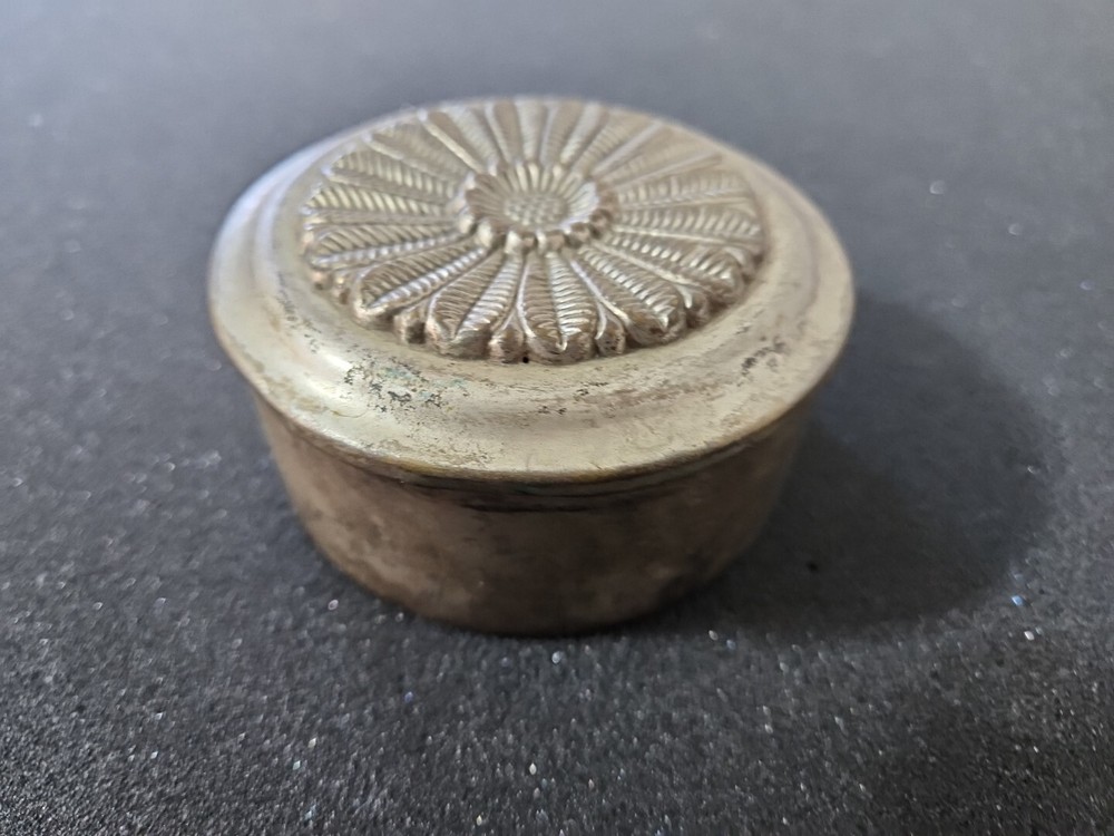 Vintage Sterling Silver Container Unconfirmed