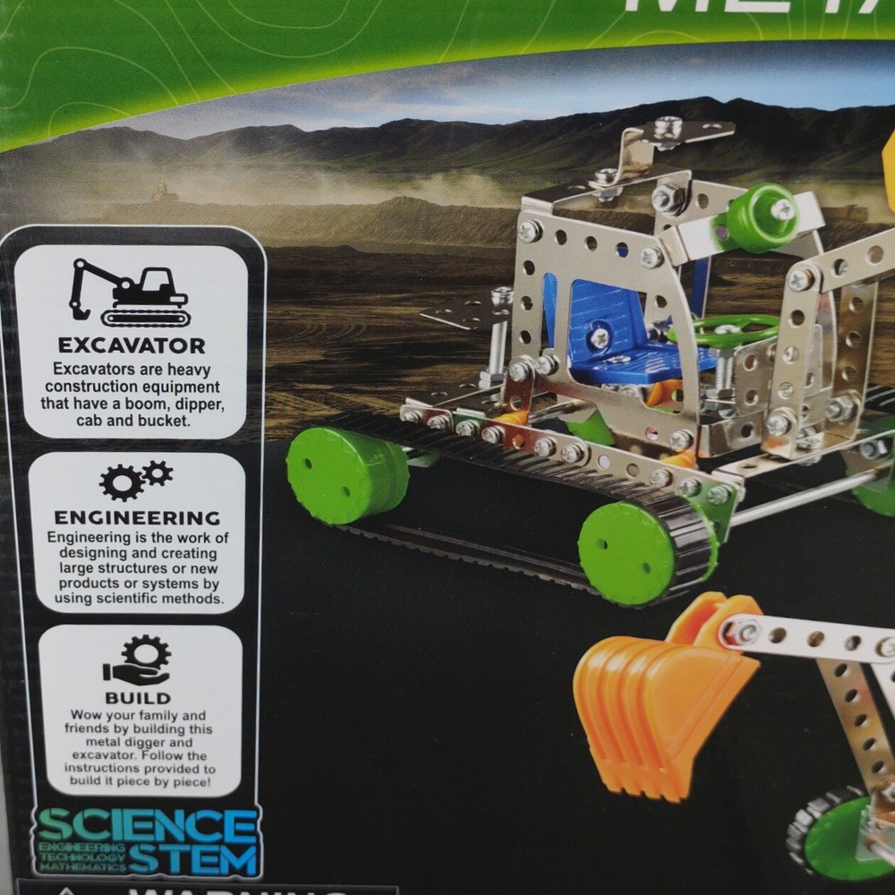 Science Squad Digger and Excavator Metal Kit